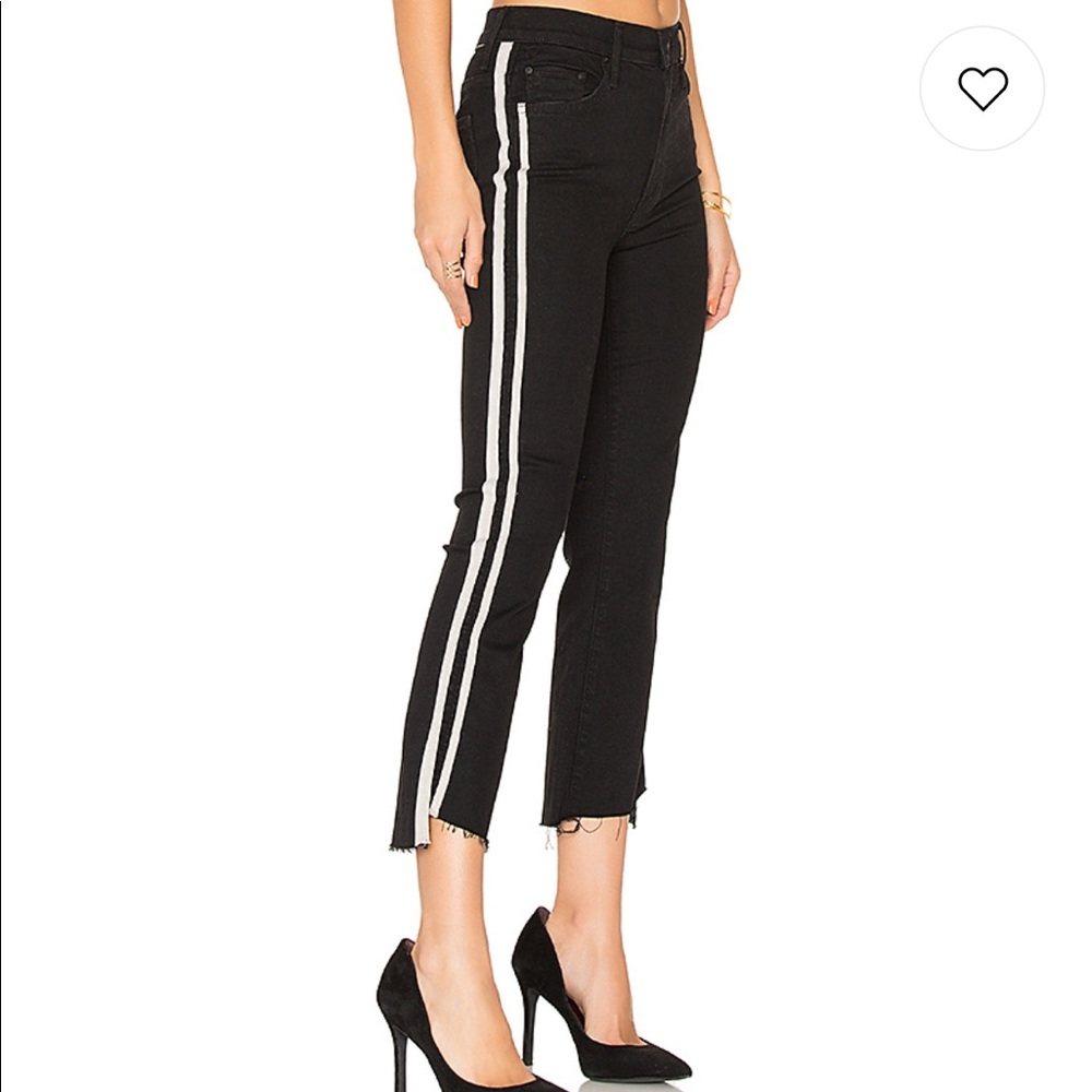 Mother Insider Crop step fray